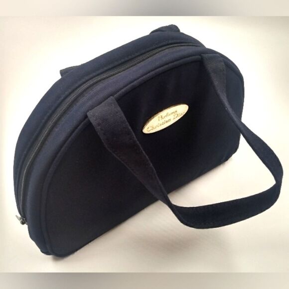Dior Parfums Handbag Makeup Bag Purse Large Christian Dior Paris Vintage - Picture 6 of 16